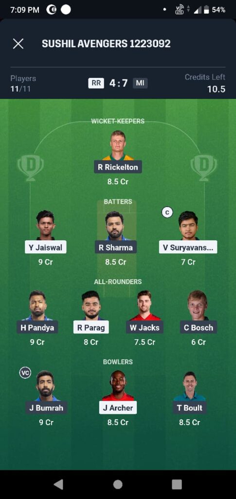 rr-vs-mi-dream11-my11circle-team-01-may-2025-final